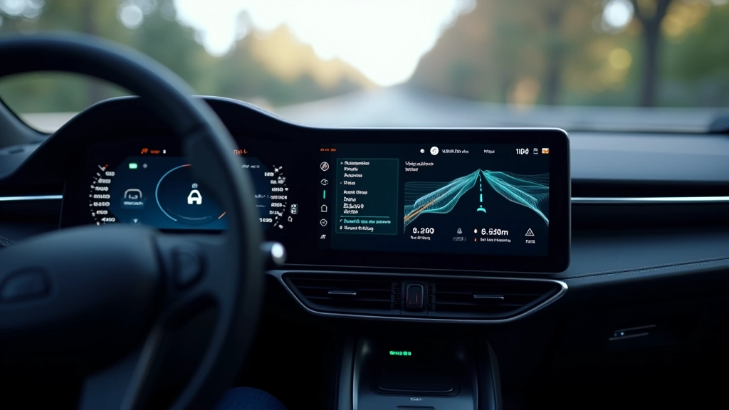 Automobilio salone vaizduojamos informacijos apie autonominį važiavimą ir kelio sąlygas
